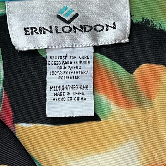 Vintage Erin London Safari Bomber Jacket | Zebra Jungle Print | Size M - Picture 10 of 12
